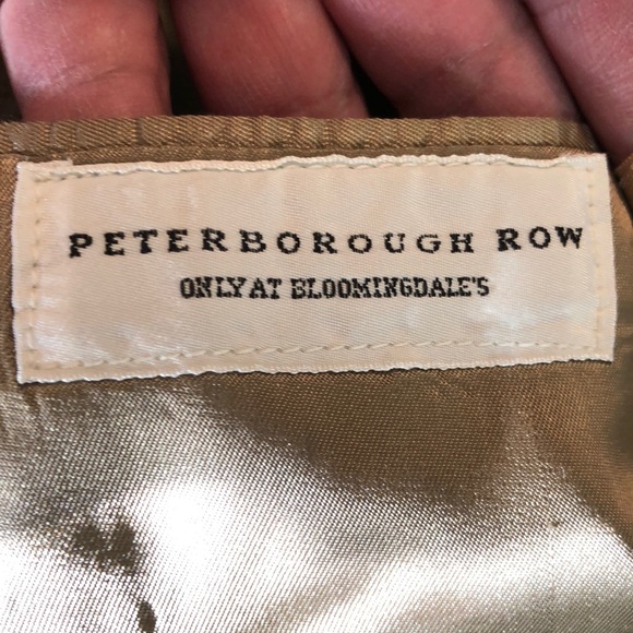 PETERBOROUGH ROW Bloomingdales Size   42R Blazer Coat MicroSquare 100% Pure Wool - Picture 7 of 16